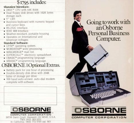 first portable laptop computer