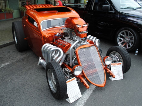  Cars on Ghost Rider Hot Rod Car